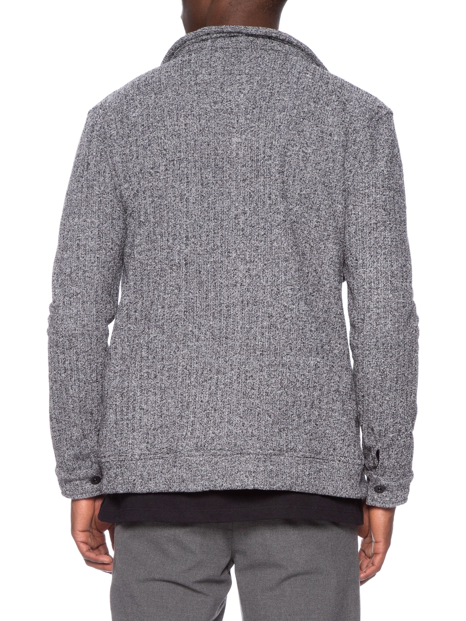 Sergio K. - Jaqueta Masculina 5 Pockets Tweed - Cinza