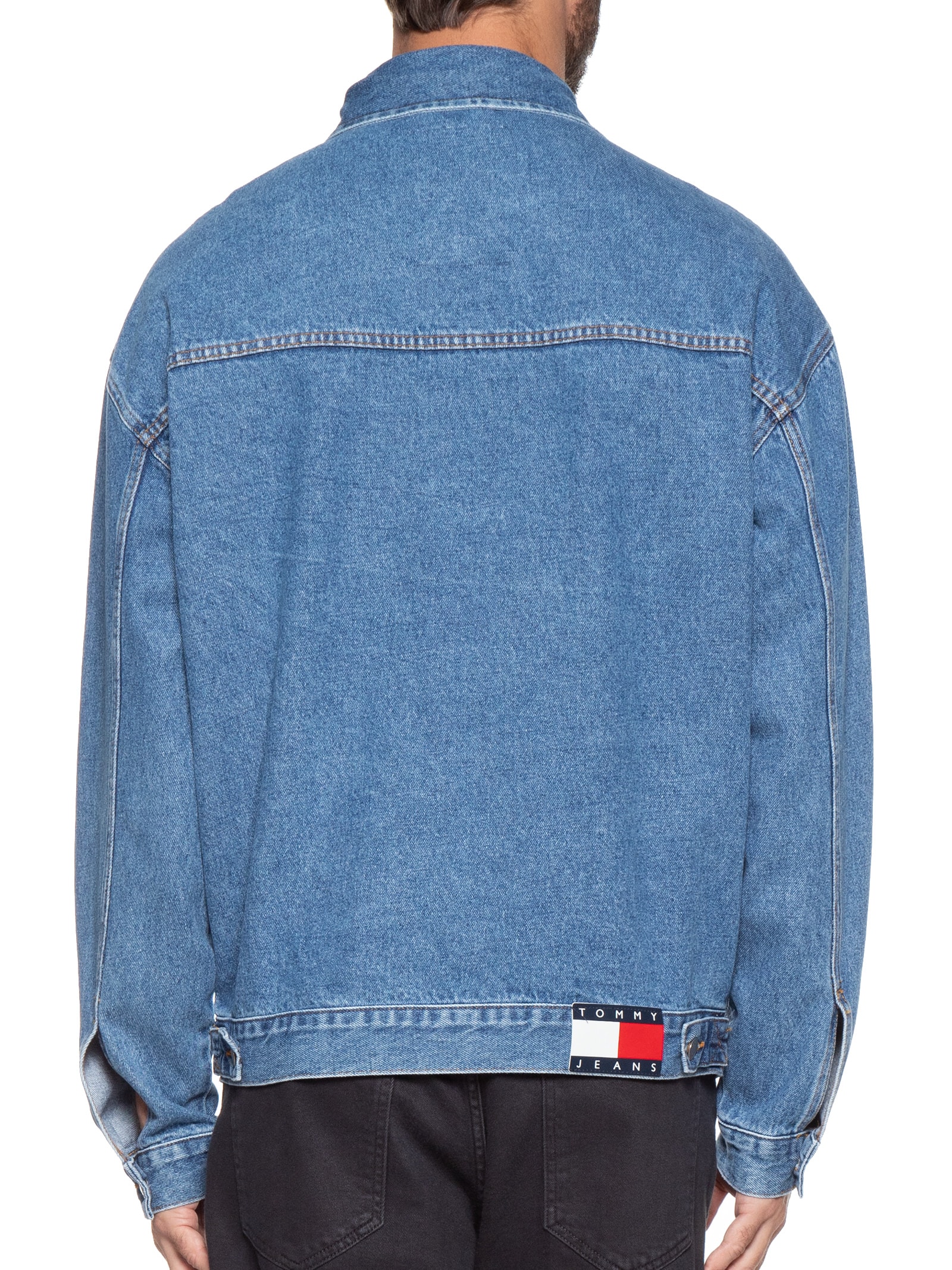 Tommy Jeans - Jaqueta Masculina Ab Aiden Ovsz Coach Jkt Bh - Azul