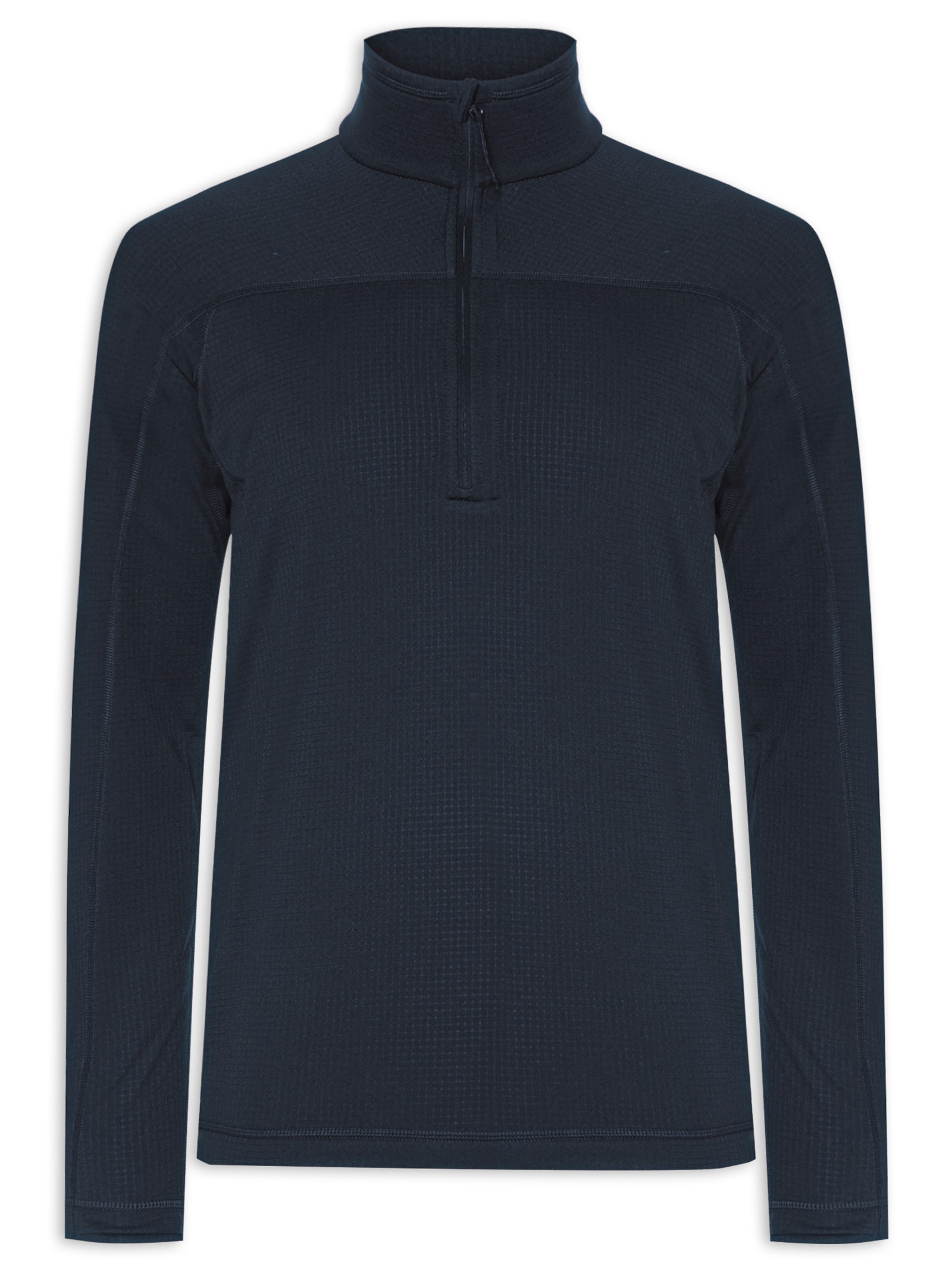 Fjällräven - Jaqueta Masculina Abisko Lite Fleece 1/2 Zip - Azul