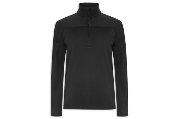 Jaqueta Masculina Abisko Lite Fleece 1/2 Zip - Preto