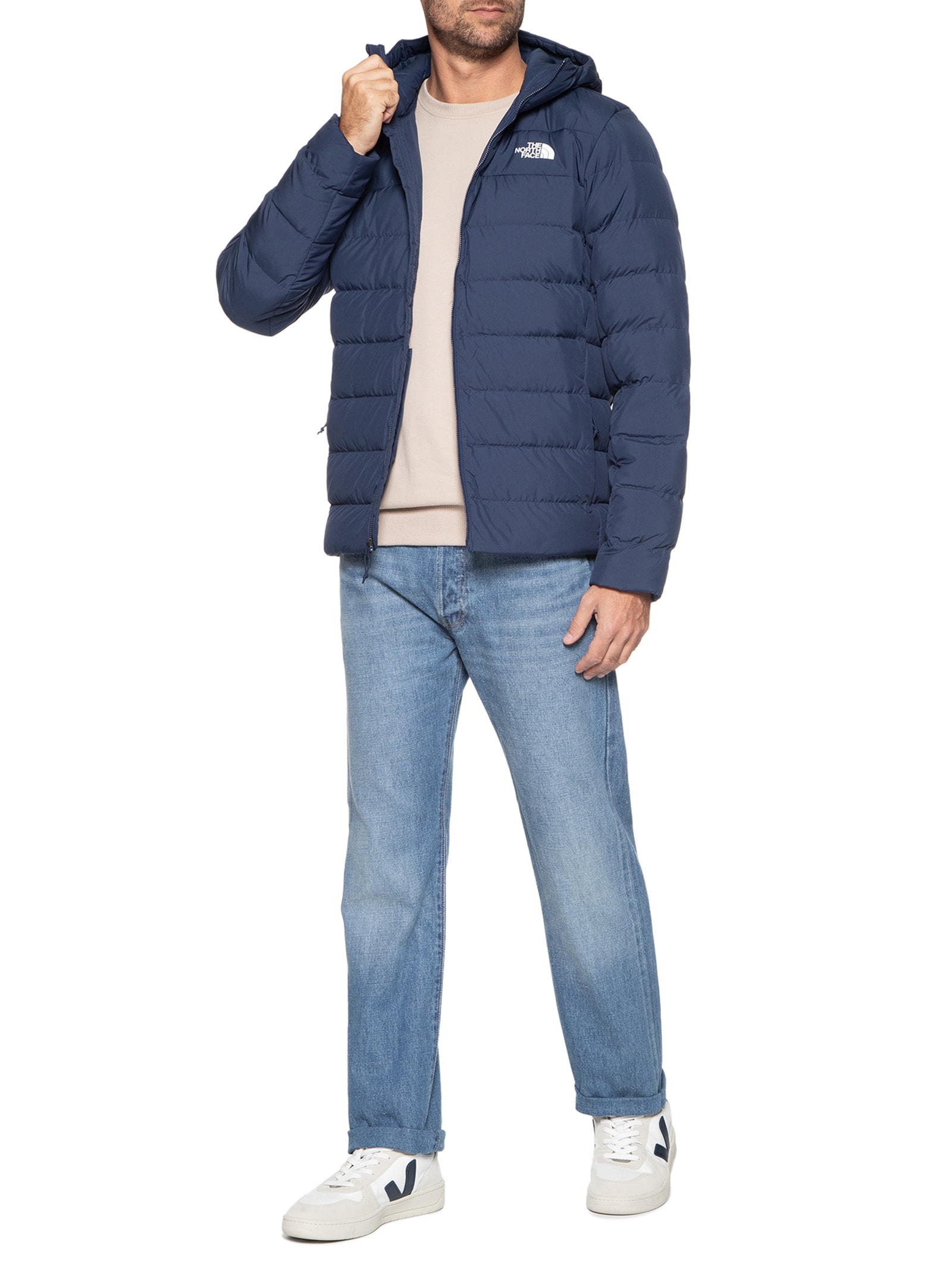 Jaqueta Masculina Aconcágua 3 Hoodie Azul The North Face