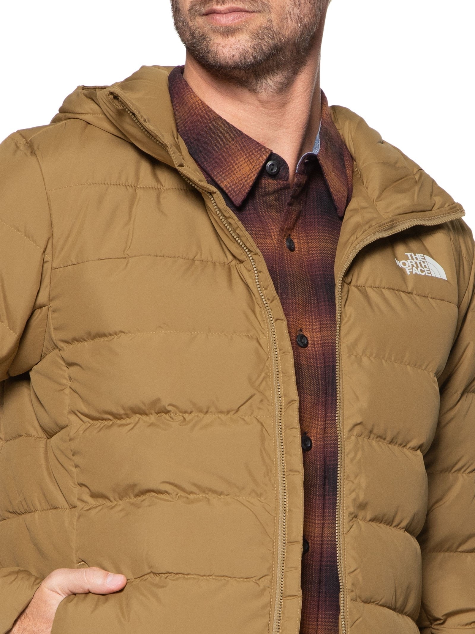 Jaqueta Masculina Aconcágua 3 Hoodie Marrom The North Face