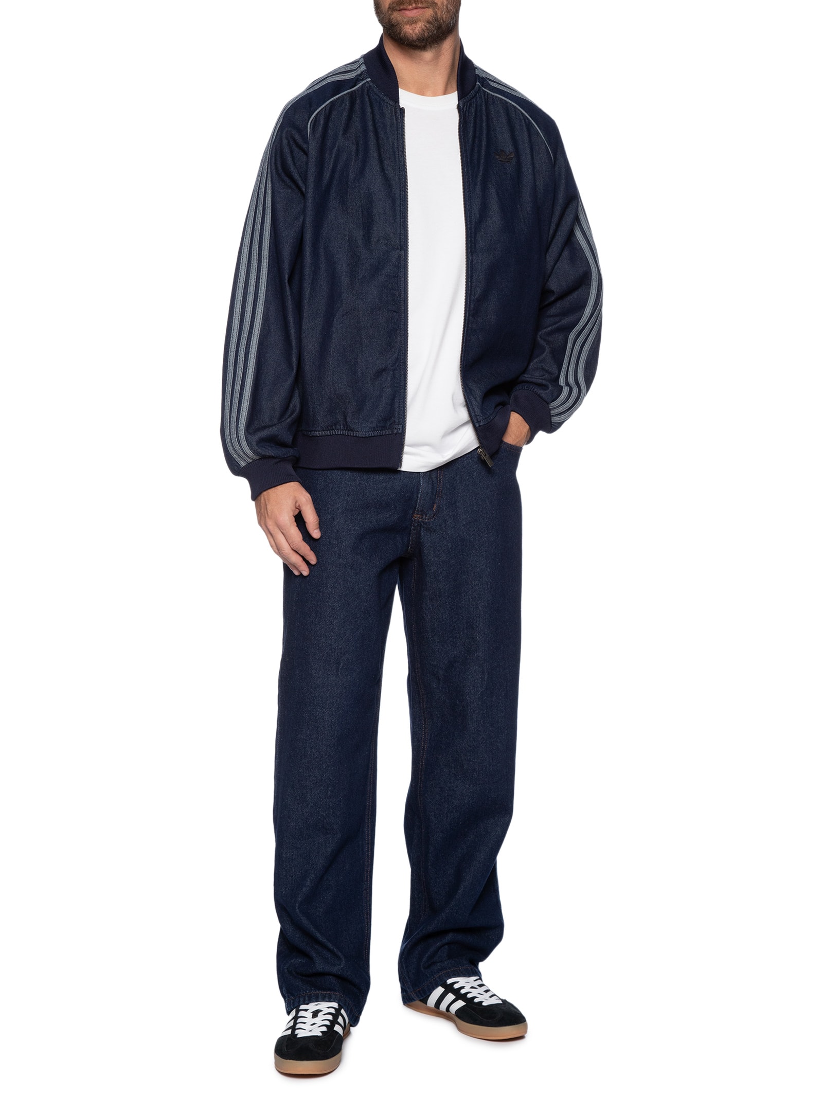 Jaqueta Masculina Adicolor Loose - Azul - Adidas Originals