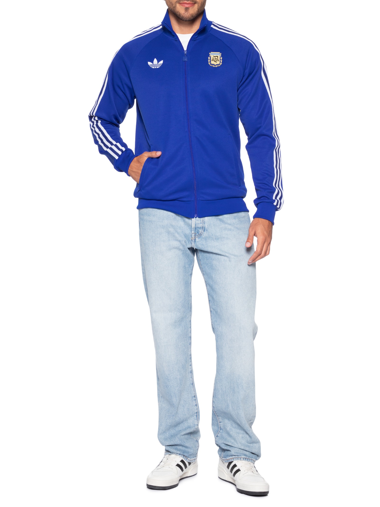 Jaqueta Masculina Argentina Originals Azul Adidas Originals