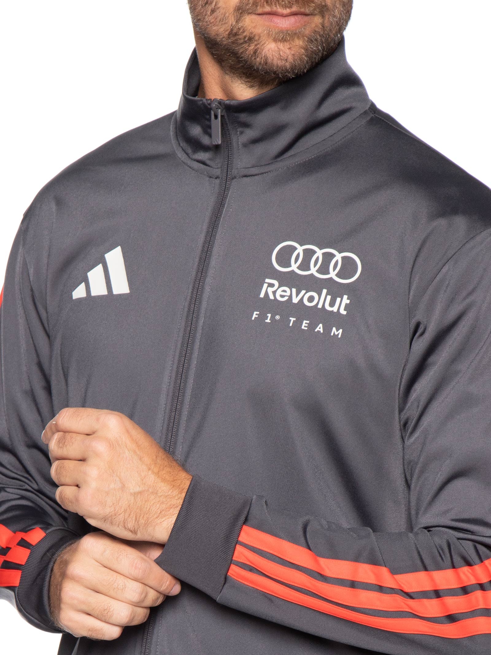 Jaqueta Masculina Audi Revolut DNA Preto Adidas + Audi