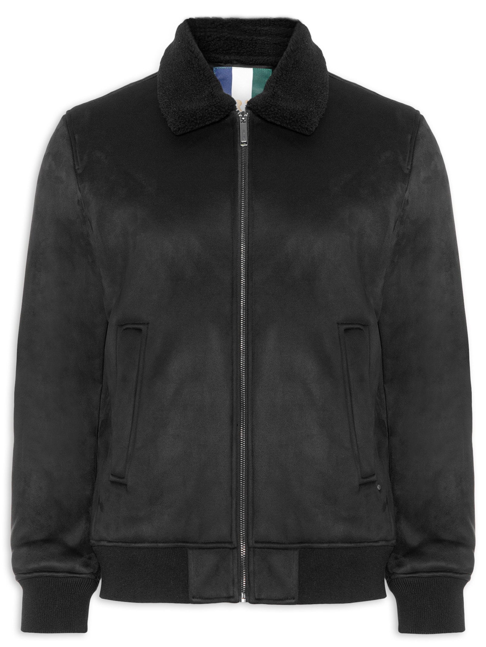 Jaqueta Masculina Aviador Sherpa – Preto Reserva