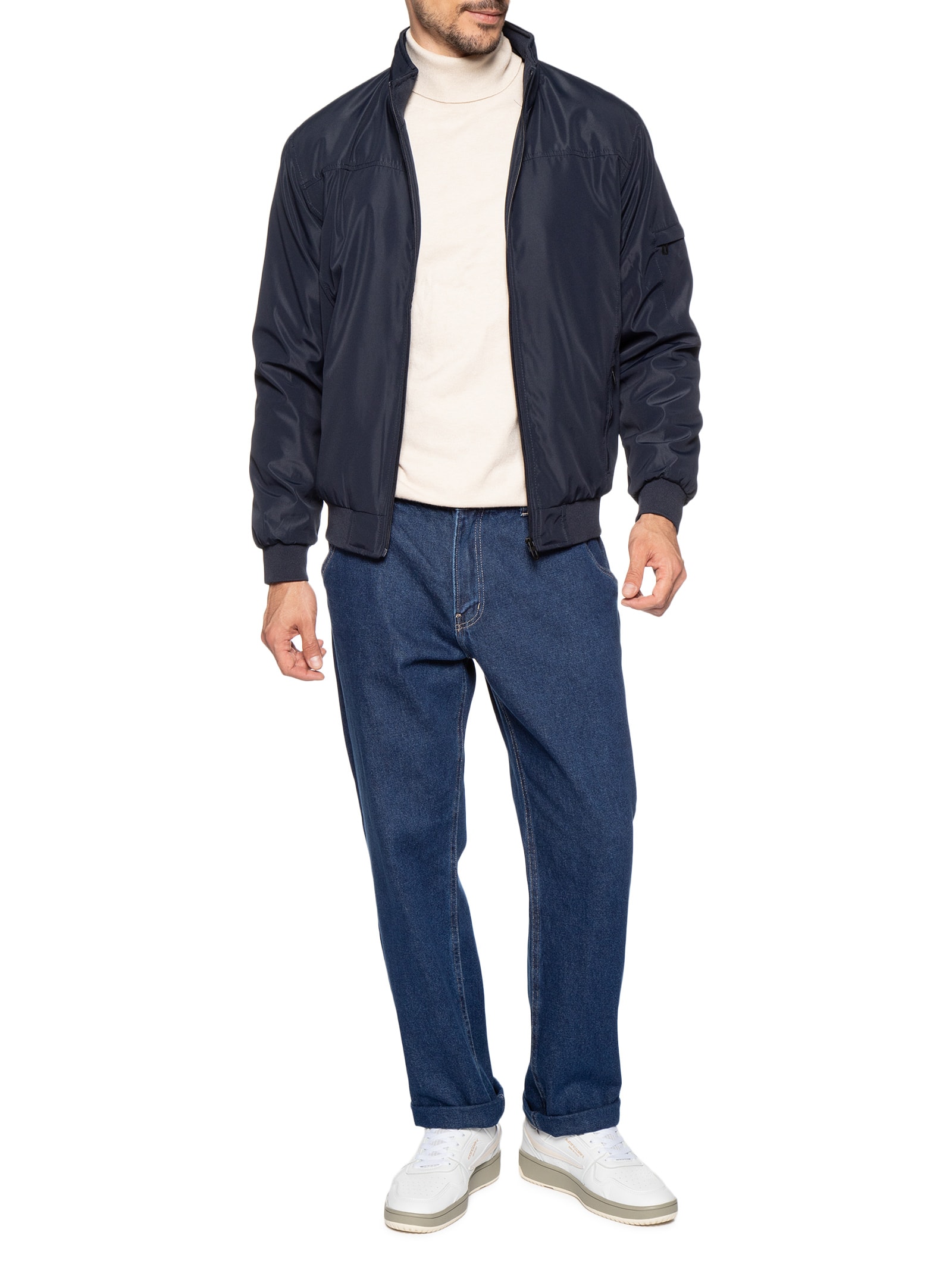 Jaqueta Masculina Azul Basiq Men