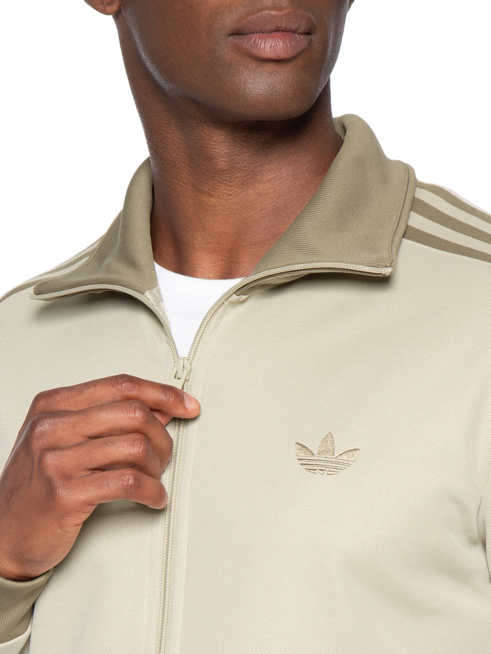Jaqueta Masculina Beckenbauer Bege Adidas Originals