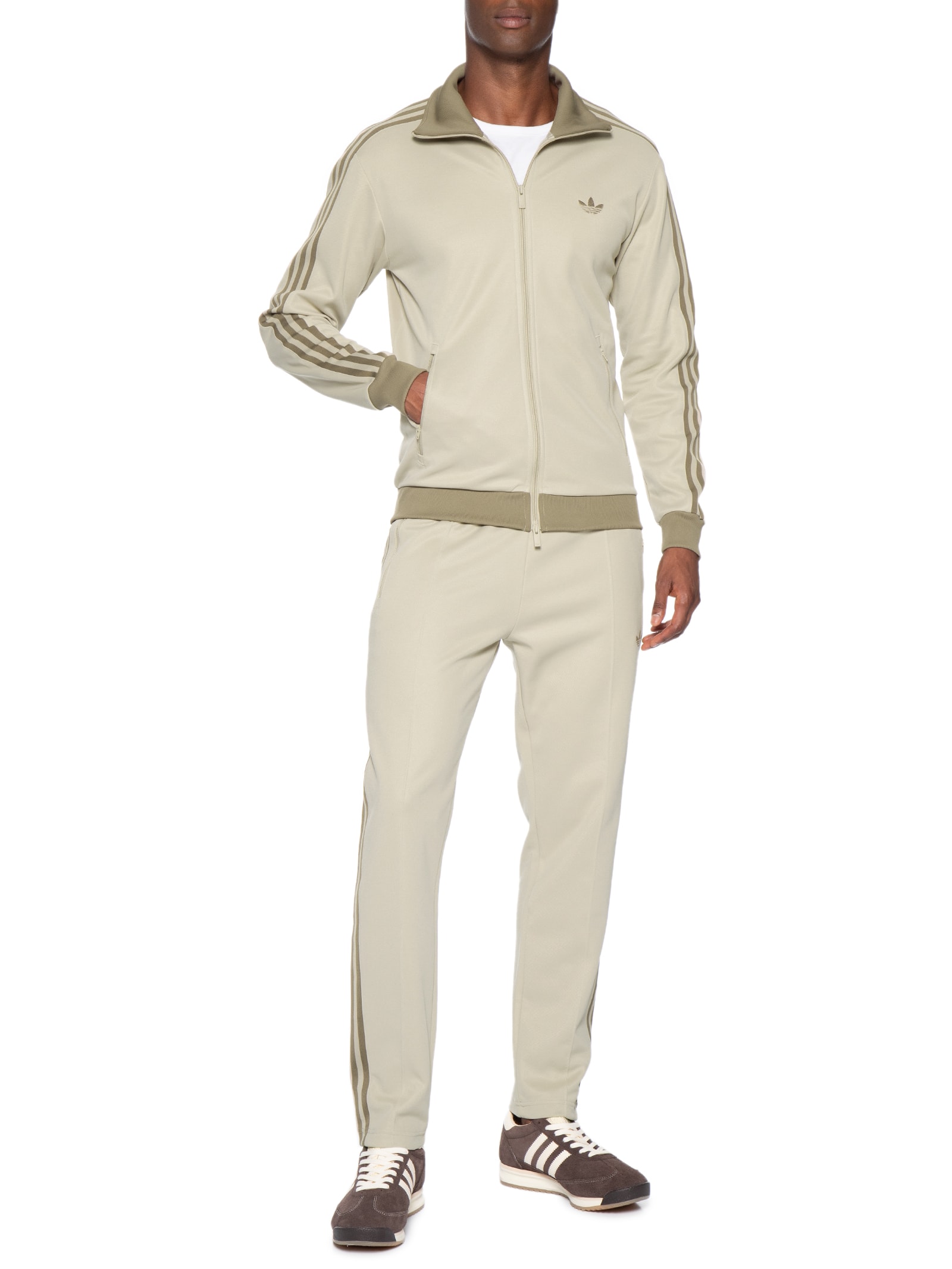 Jaqueta Masculina Beckenbauer – Bege Adidas Originals