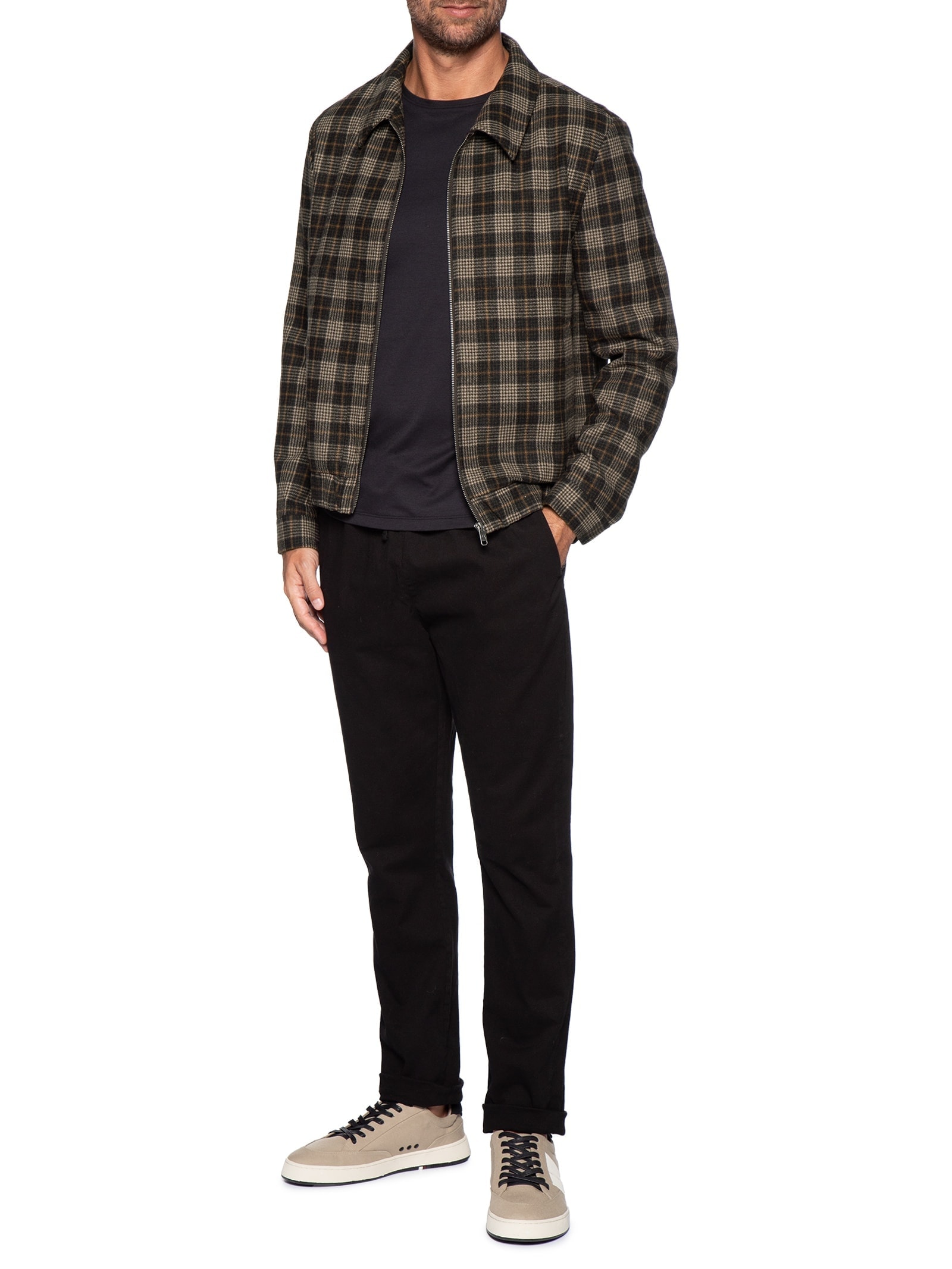 Jaqueta Masculina Bomber Alemanha Marrom Foxton