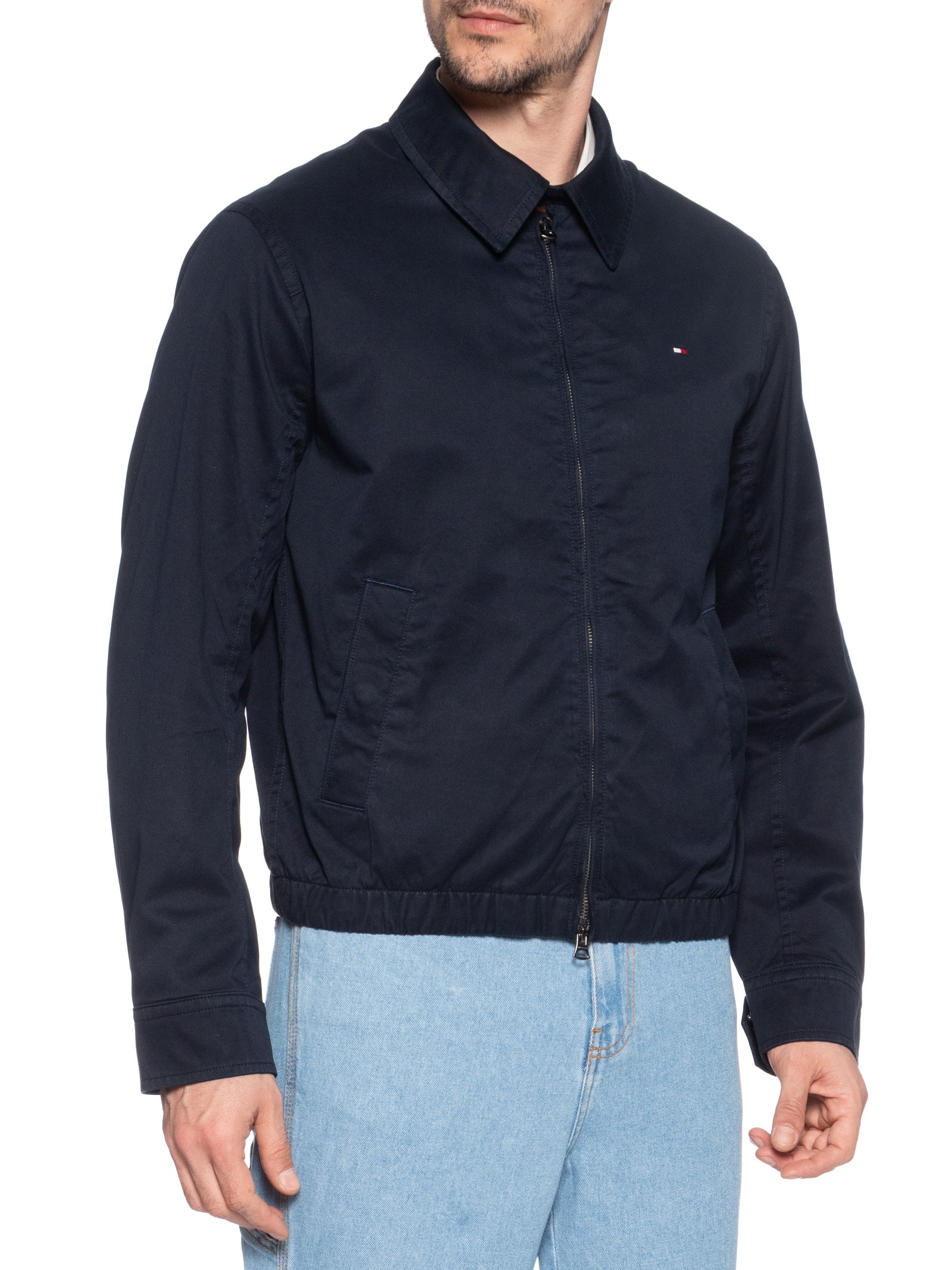 Jaqueta Masculina Bomber Classic Ivy Azul Tommy Hilfiger