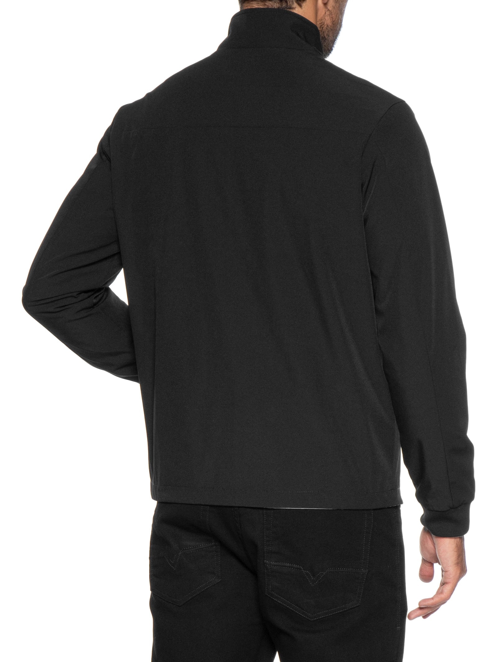 Jaqueta Masculina Bomber Corta Vento Dupla Face Liquid Repeler Preto Aramis