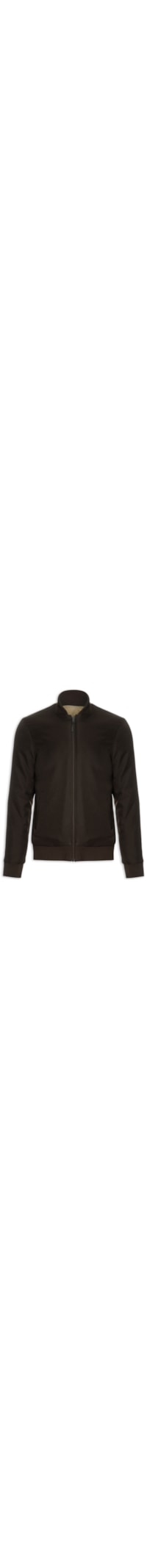 Jaqueta Masculina Bomber Double Plain - Marrom