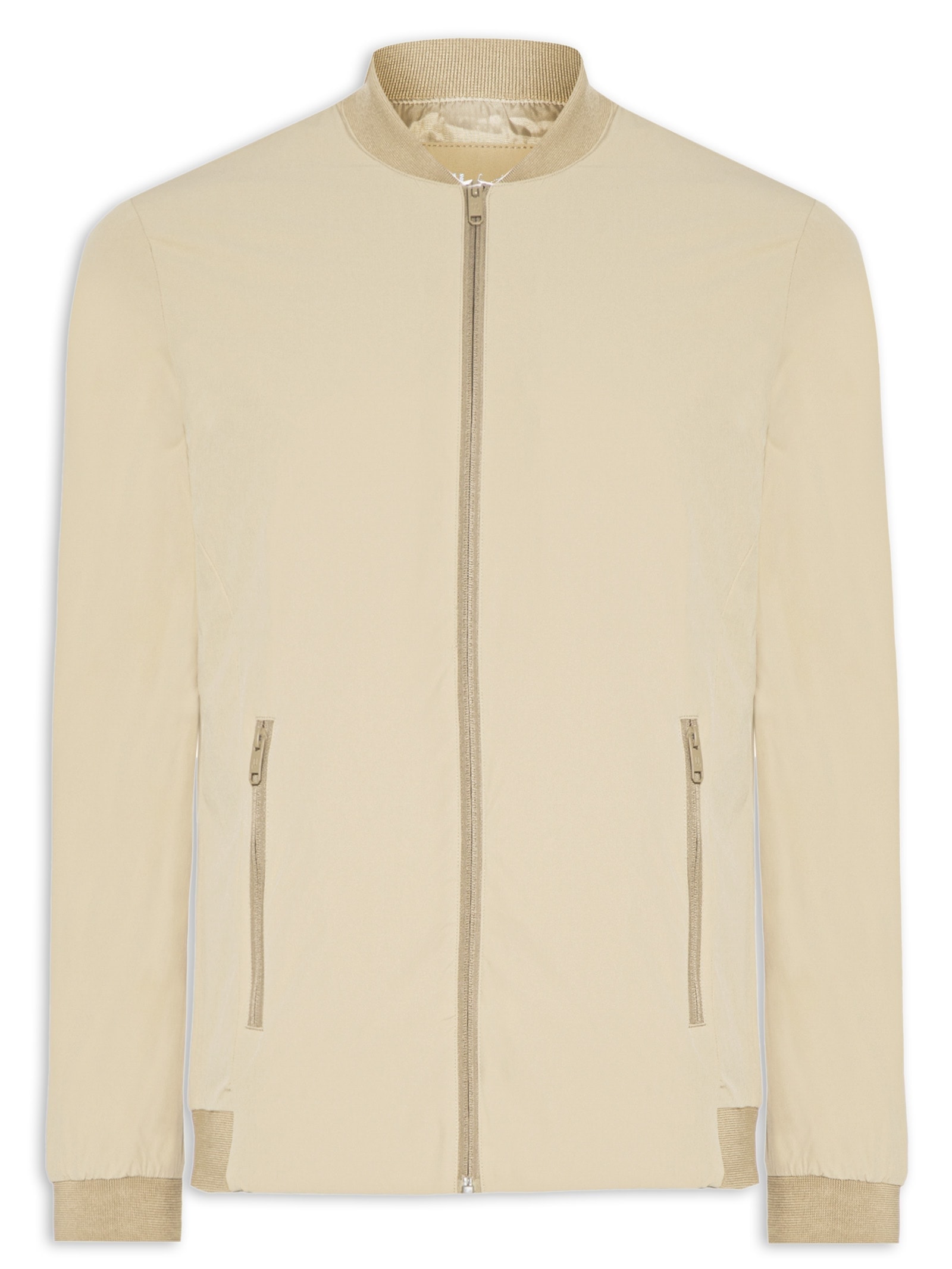 Jaqueta Masculina Bomber Easy Tech Bege Foxton
