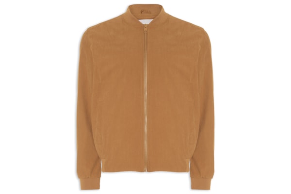 Jaqueta Masculina Bomber em Cotelê - Bege