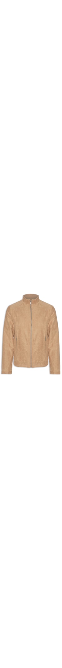 Jaqueta Masculina Bomber Em Suede - Marrom