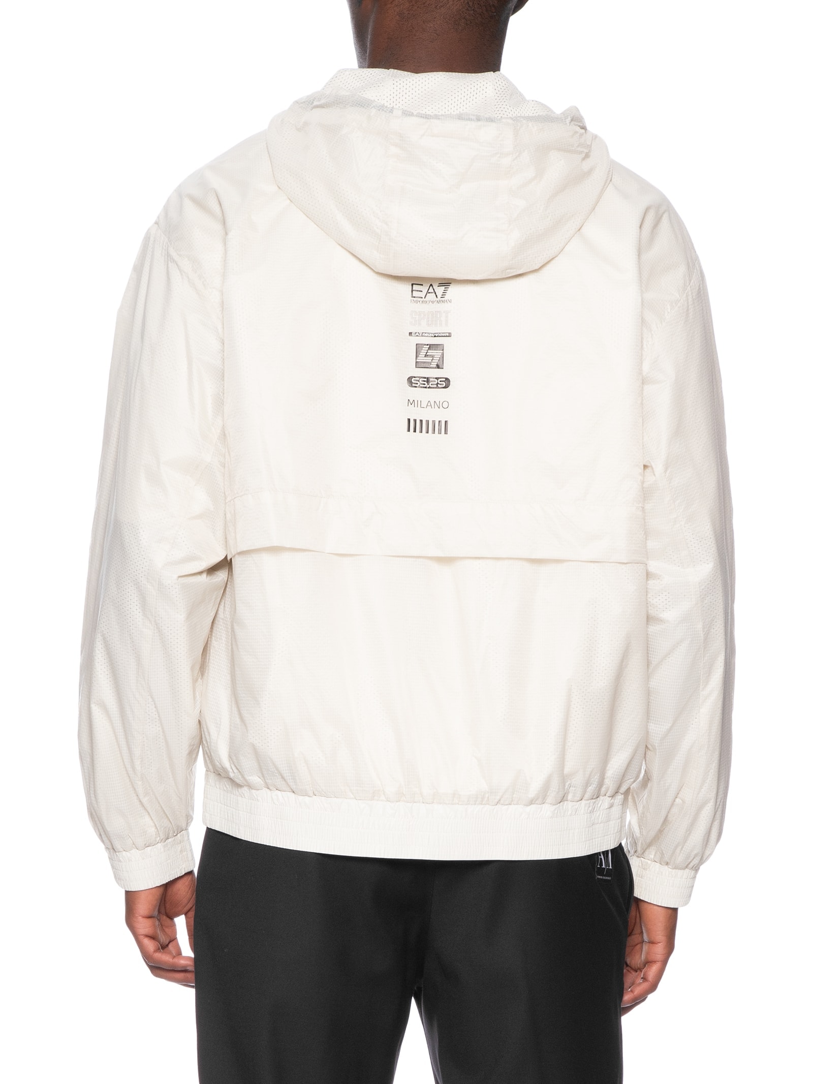 EA7 Emporio Armani - Jaqueta Masculina Bomber - Off White