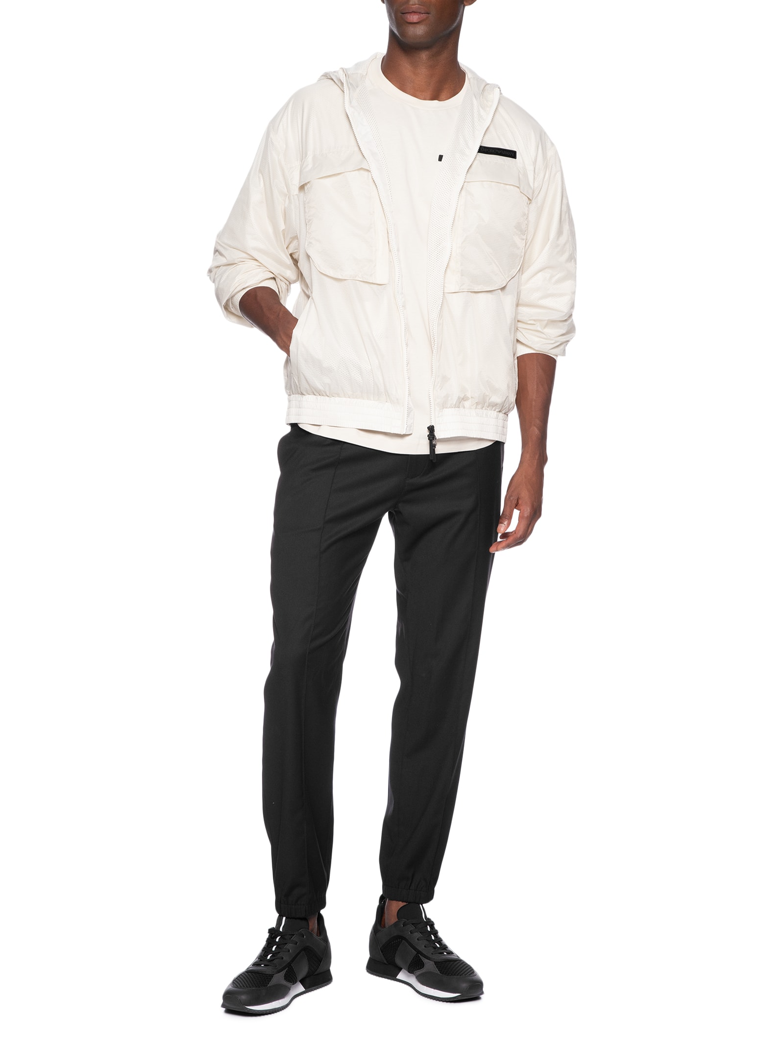 Jaqueta Masculina Bomber Off White Ea7 Emporio Armani