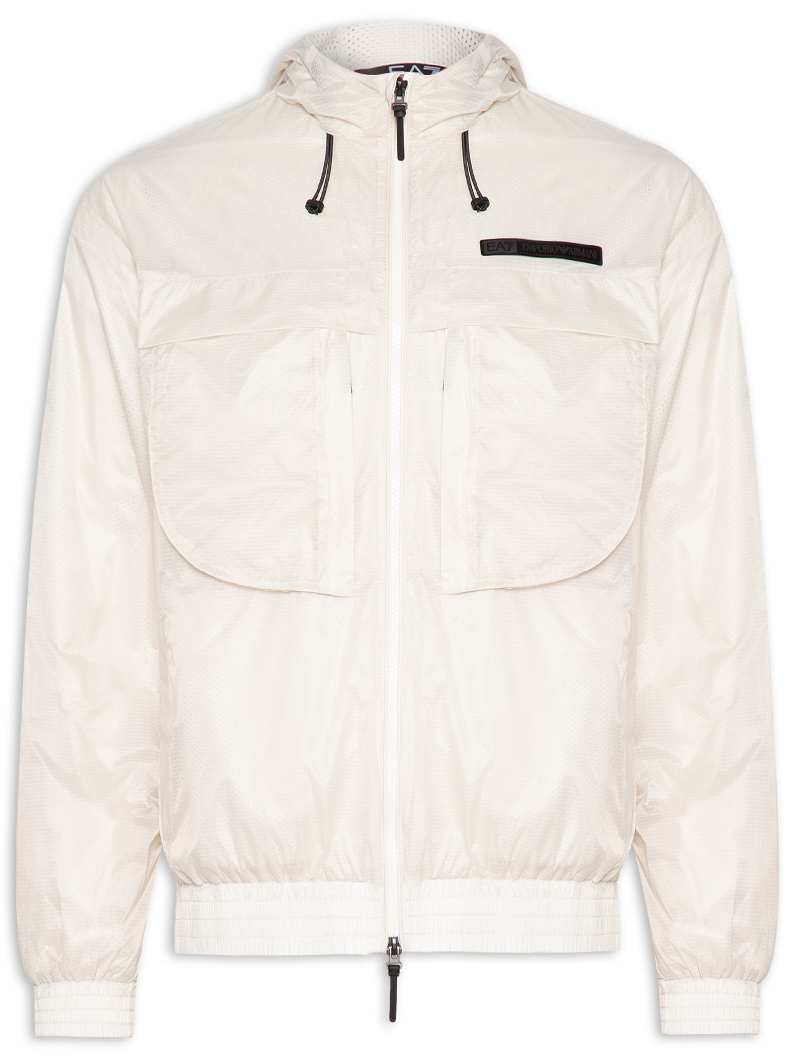 EA7 Emporio Armani - Jaqueta Masculina Bomber - Off White