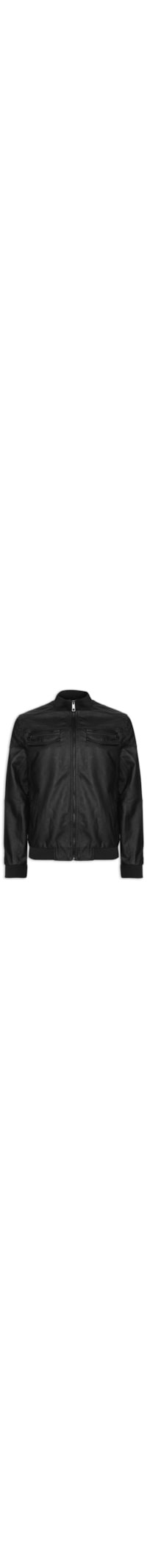 Jaqueta Masculina Bomber Pockets Zipper - Preto