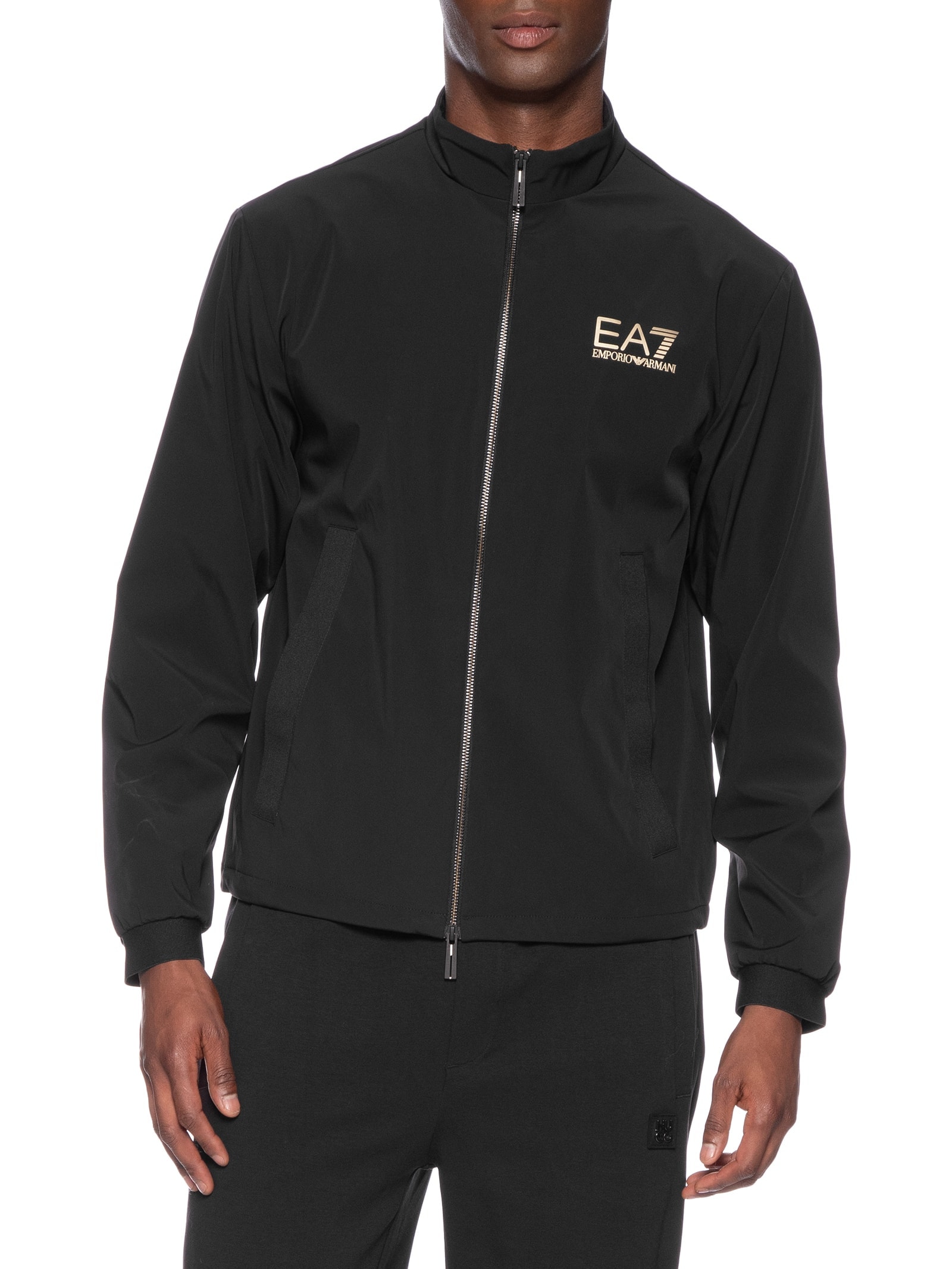 ジャケット・アウター EMPORIO ARMANI Full Zip Jacket 42 EA7 Emporio Armani - Jaqueta Masculina Bomber - Preto