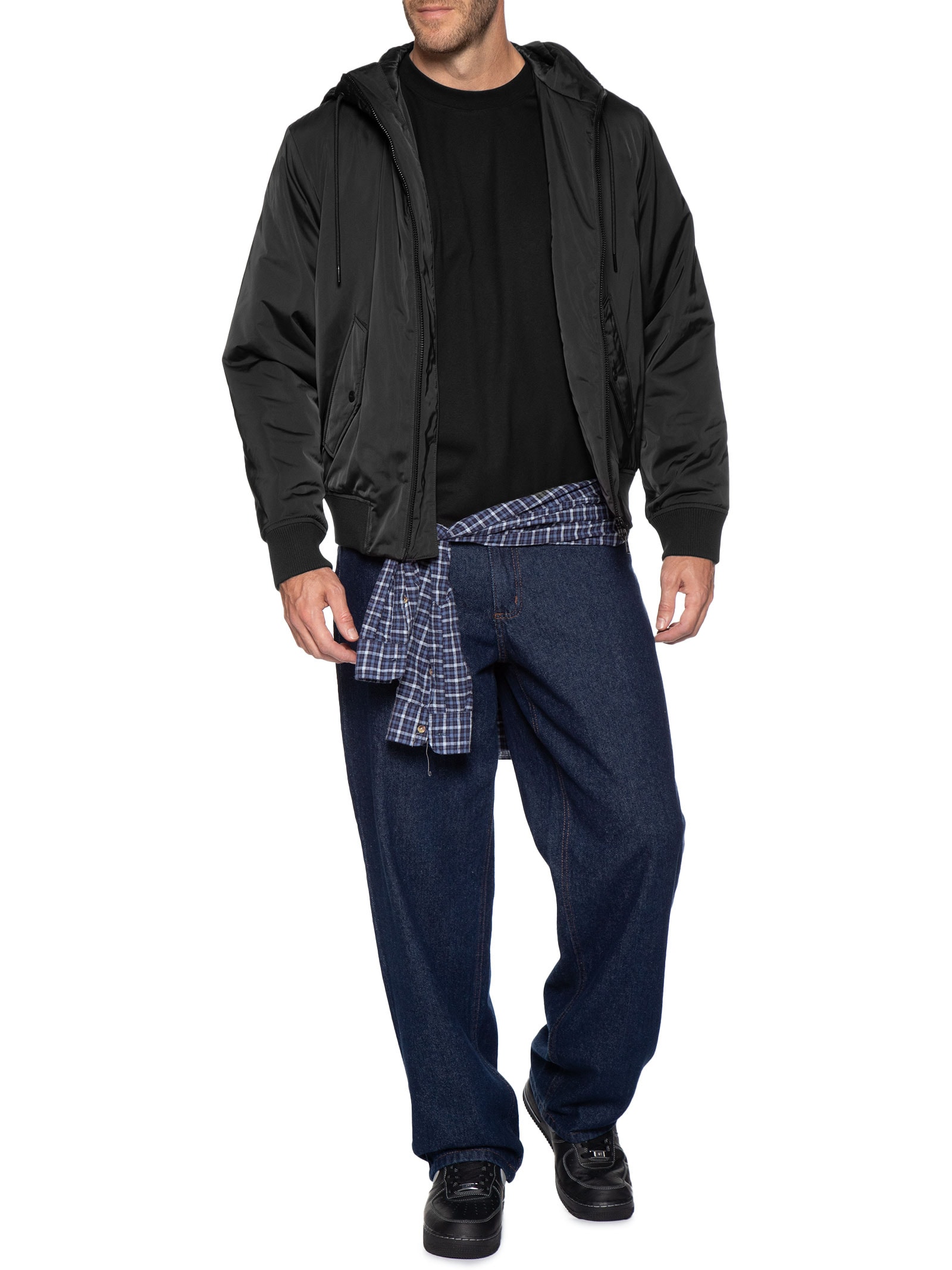 Jaqueta Masculina Bomber Preto Hugo