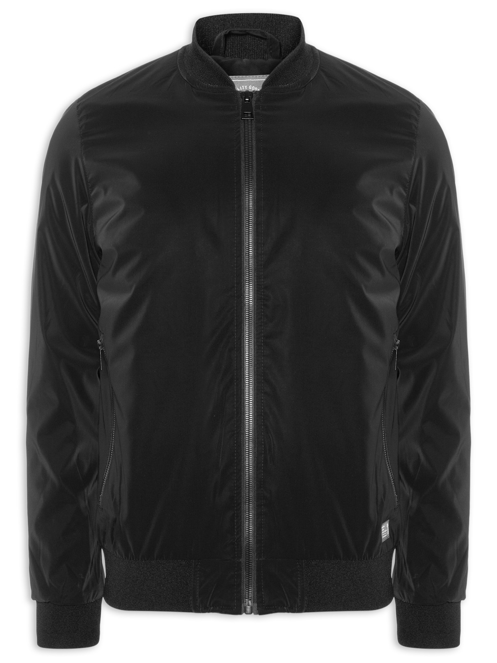 Jaqueta Masculina Bomber Preto Pineapple