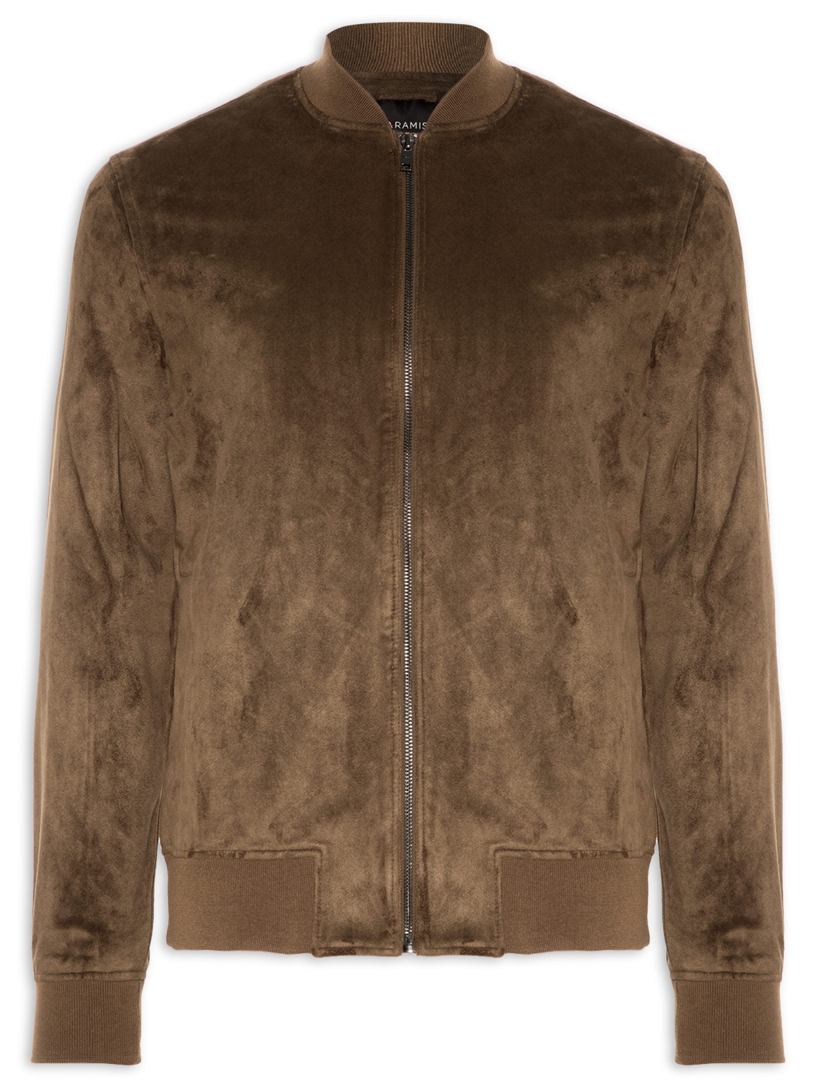 Jaqueta Masculina Bomber Suede – Marrom Aramis