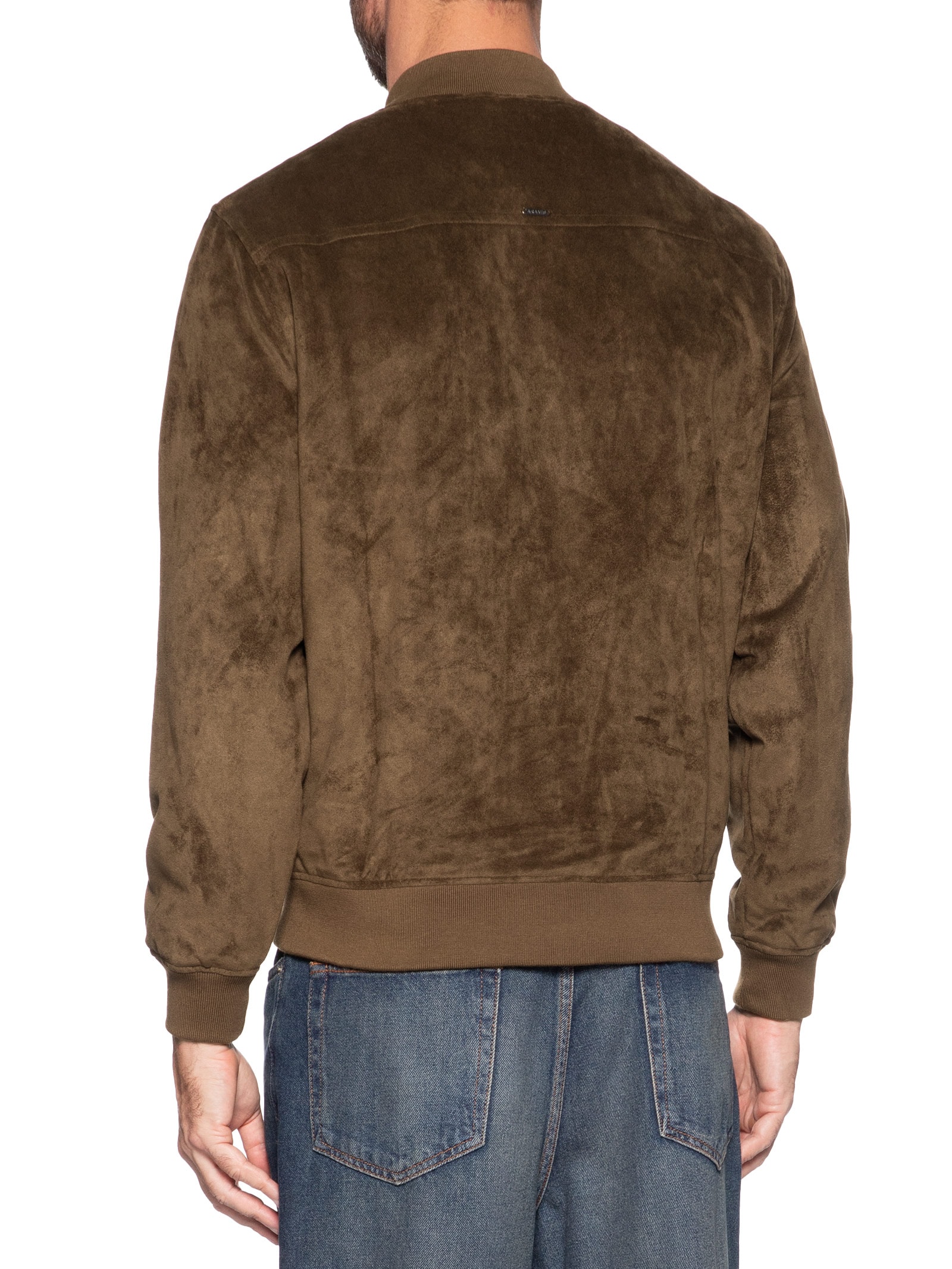 Jaqueta Masculina Bomber Suede – Marrom Aramis