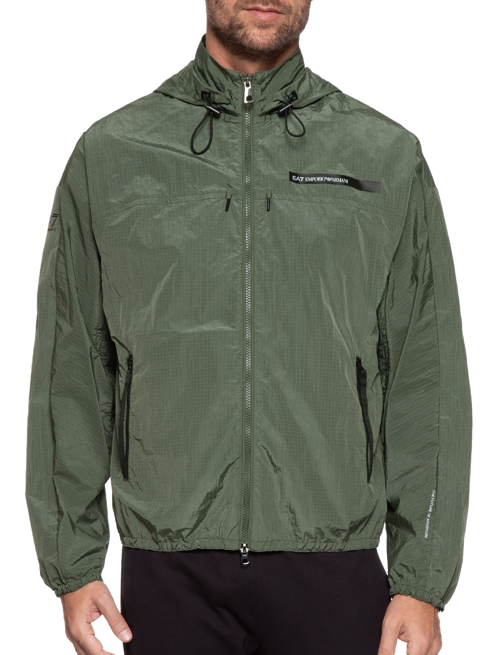 Ea7 Emporio Armani - Jaqueta Masculina Bomber - Verde
