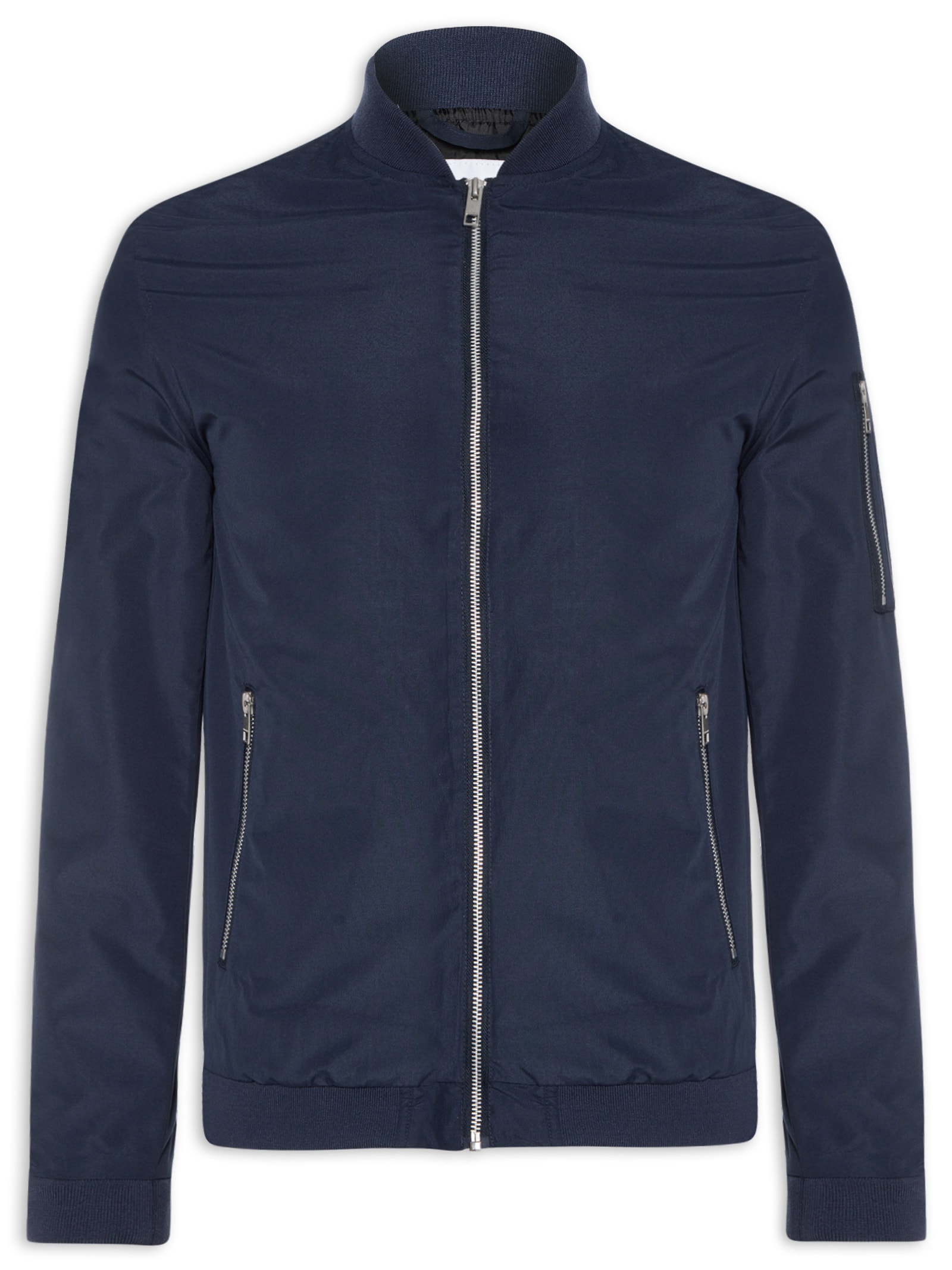 Jaqueta Masculina Bomber Water Resistant Azul Jack & Jones