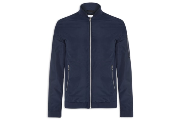 Jaqueta Masculina Bomber Water Resistant - Azul