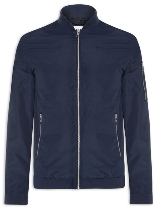Jaqueta Masculina Bomber Water Resistant – Azul