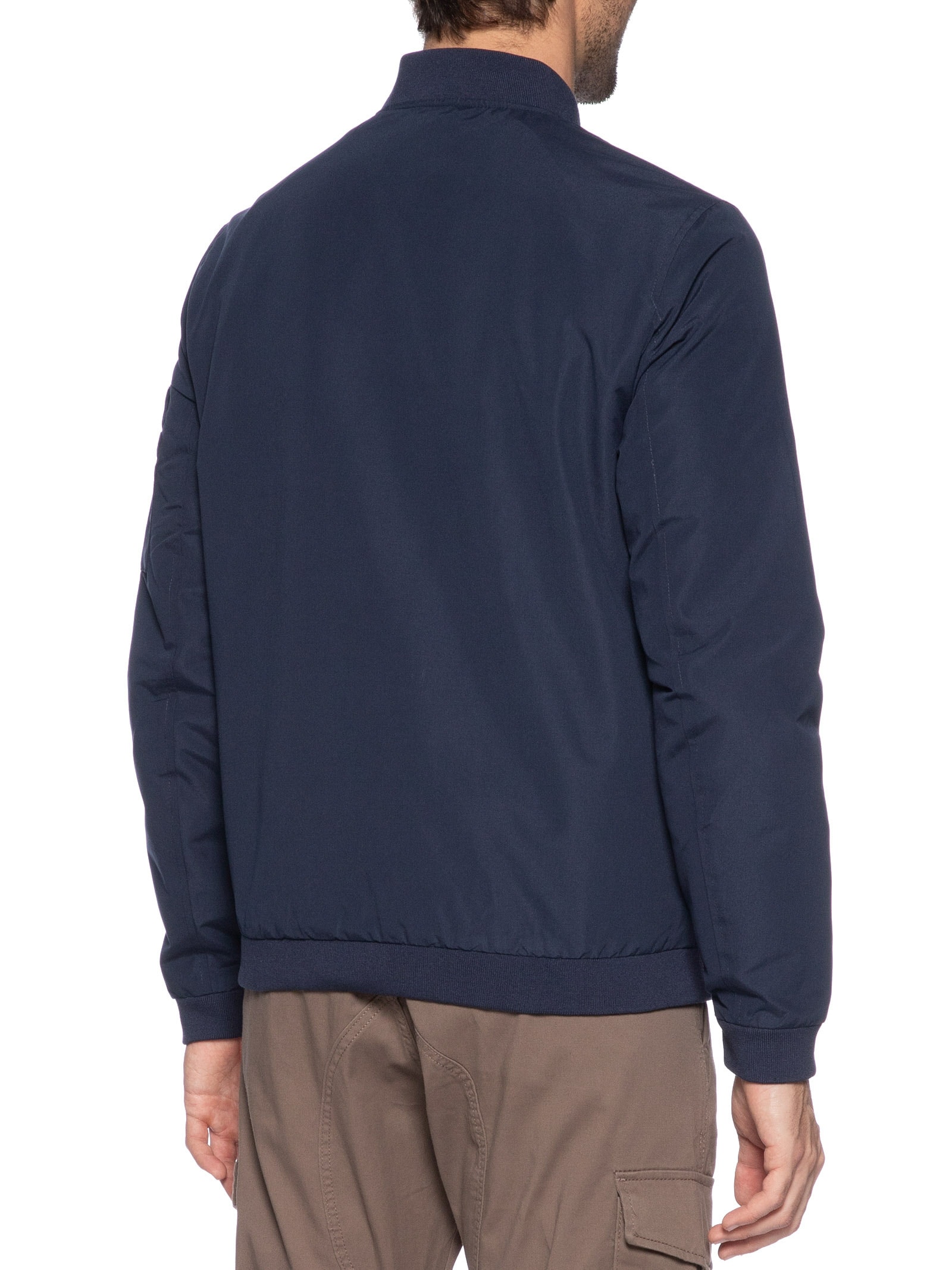 Jaqueta Masculina Bomber Water Resistant Azul Jack & Jones