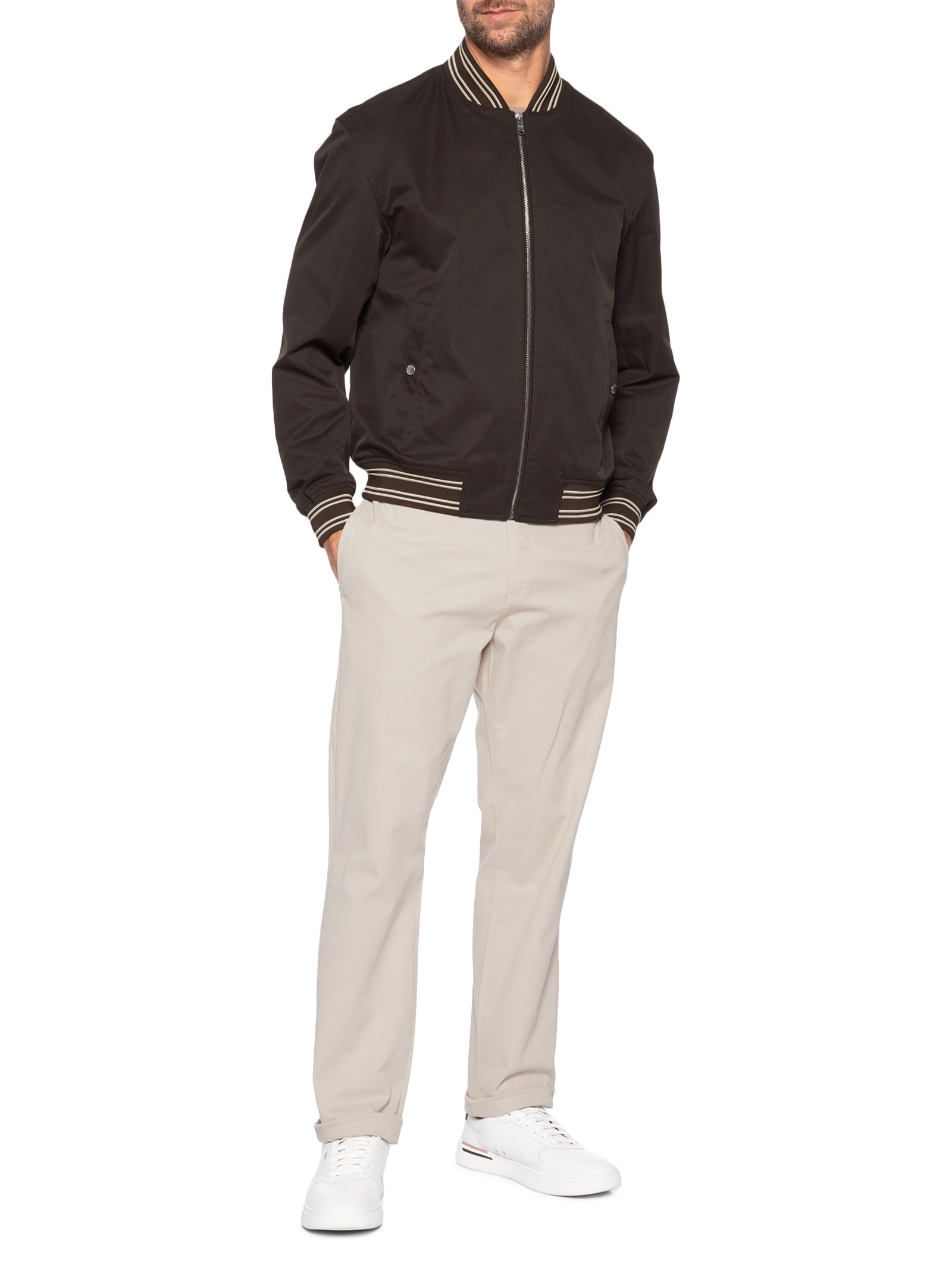 Jaqueta Masculina Bomberh Comber Marrom Boss