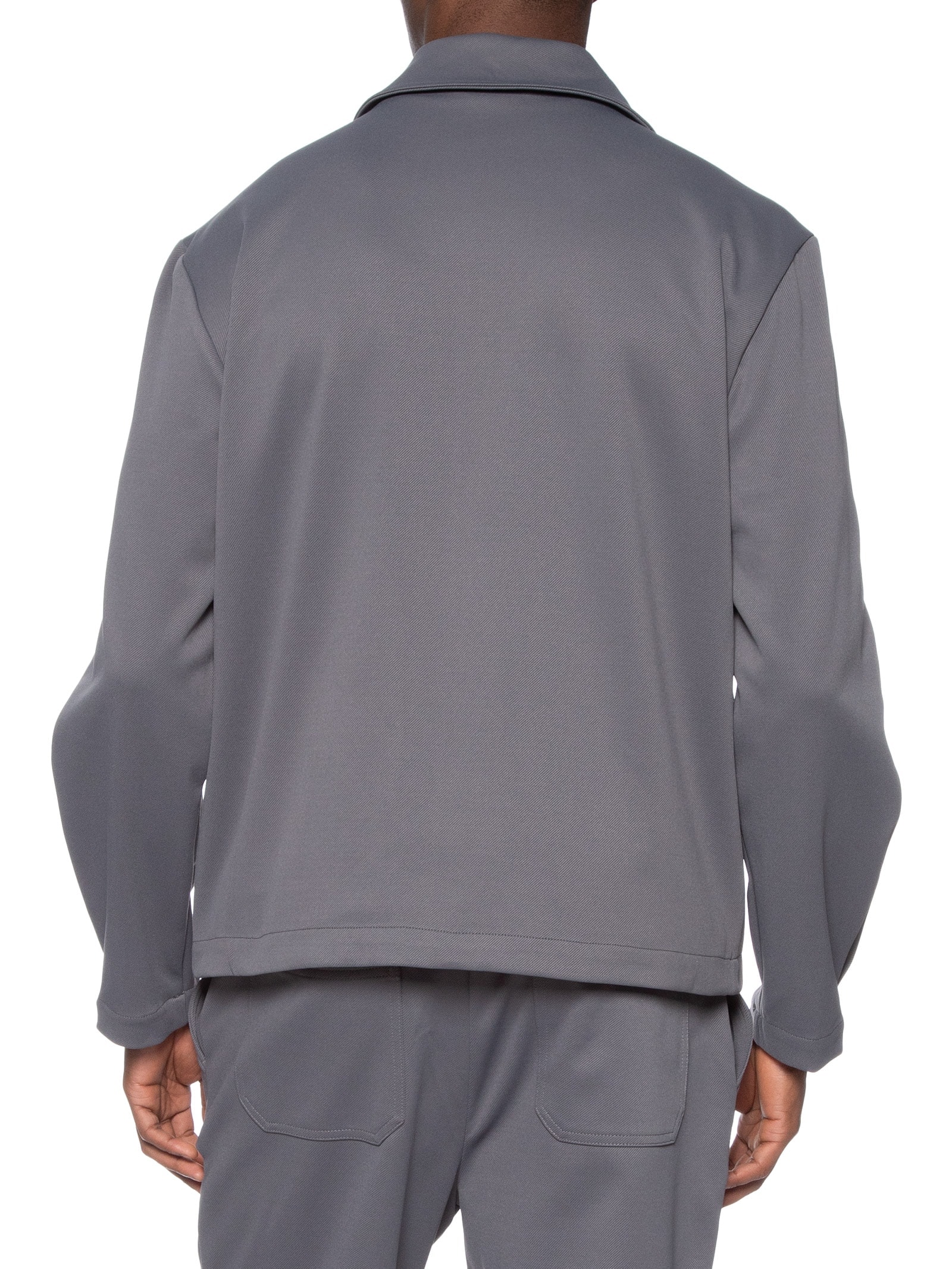 Hering - Jaqueta Masculina Box Fit Com Zíper E Bolsos - Cinza