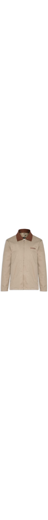 Jaqueta Masculina Boxy Twill Khaki - Bege