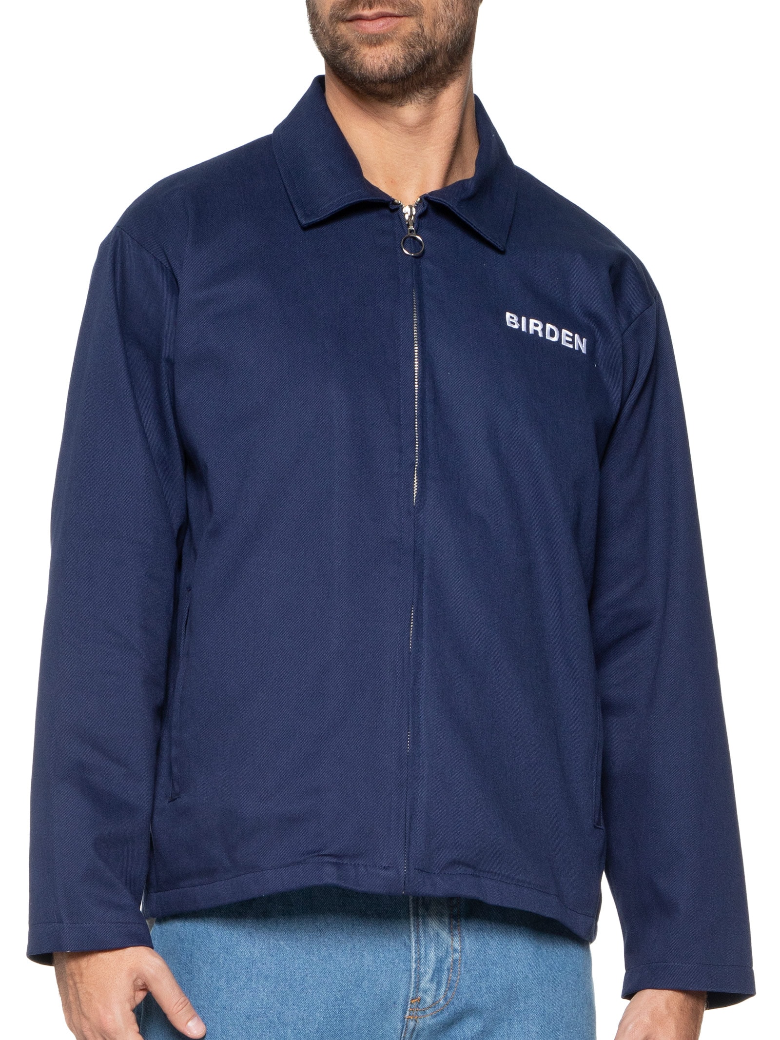 Jaqueta Masculina Boxy Twill Navy - Birden - Azul