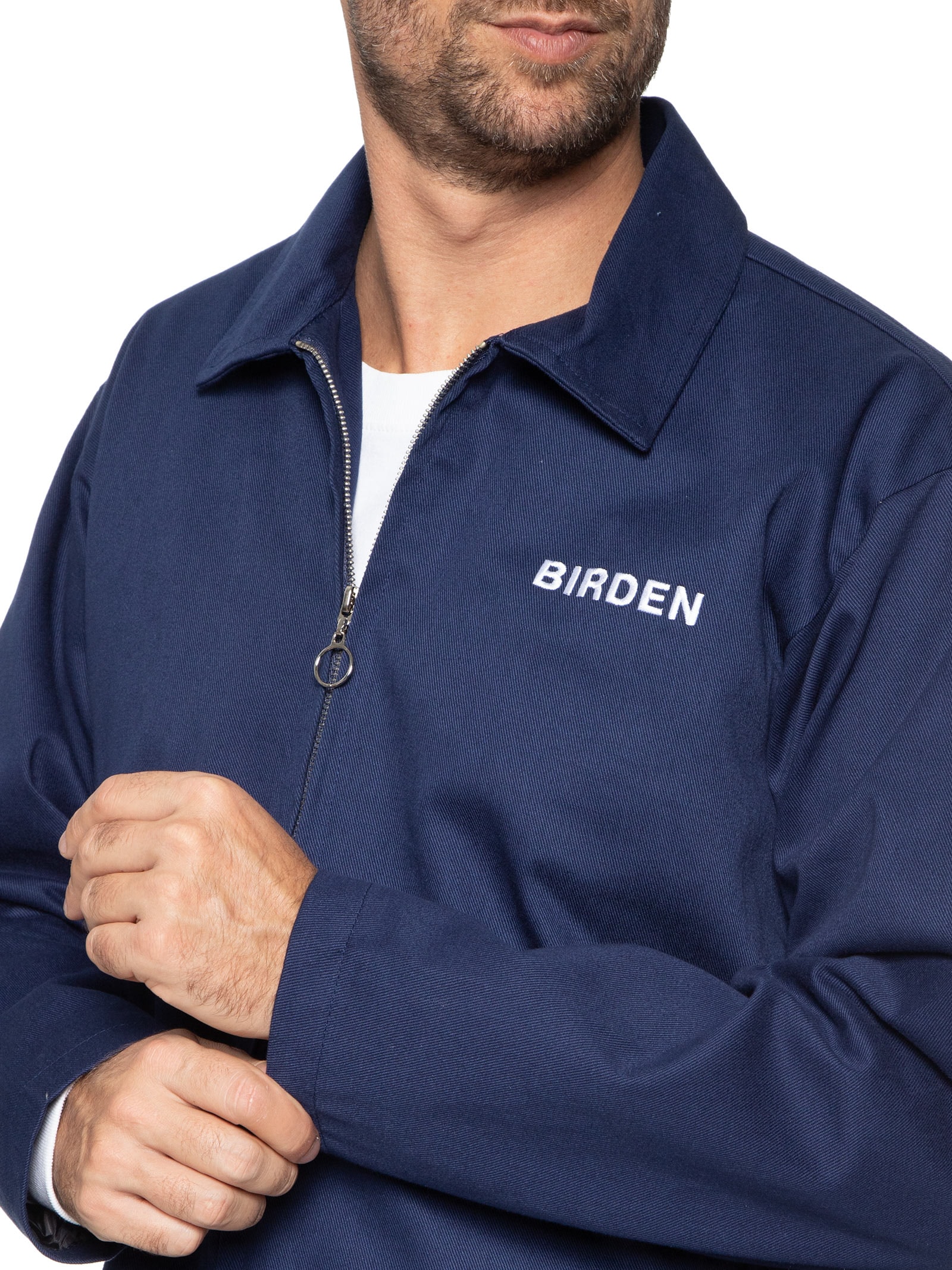 Jaqueta Masculina Boxy Twill Navy - Birden - Azul