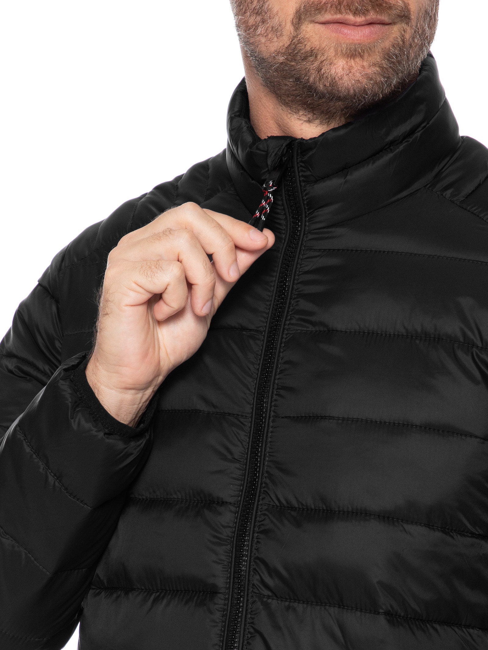 Jaqueta Masculina Bradley Light Puffer Preto Jack & Jones
