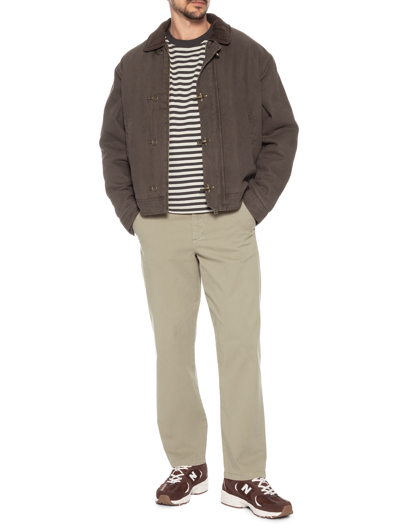 Jaqueta Masculina Canvas Harrington Marrom Cotton On