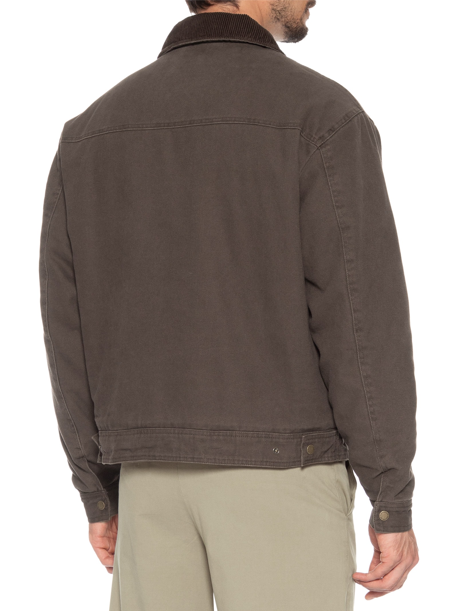Jaqueta Masculina Canvas Harrington Marrom Cotton On