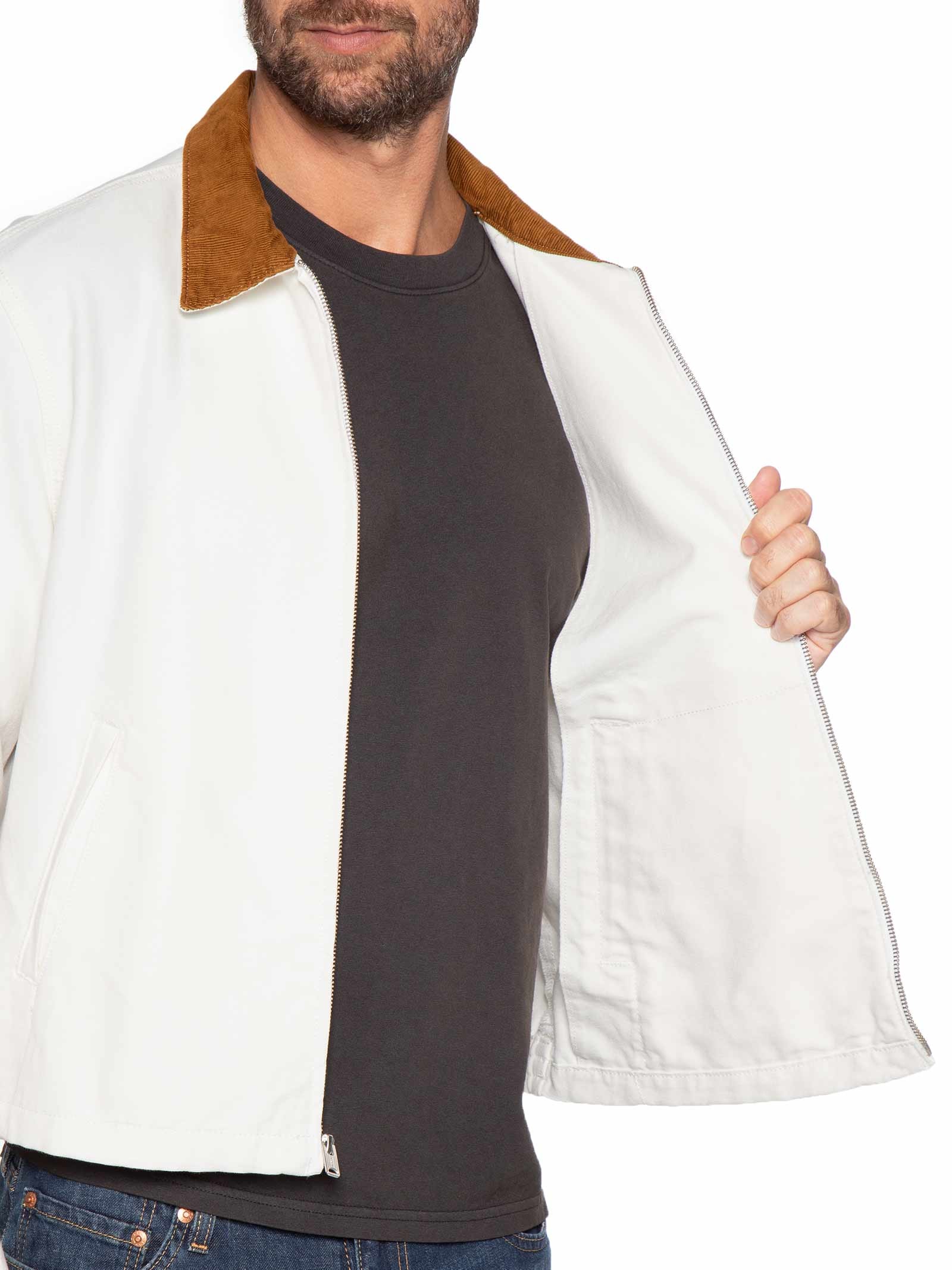 Jaqueta Masculina Castro Full Zip – Branco Levi's