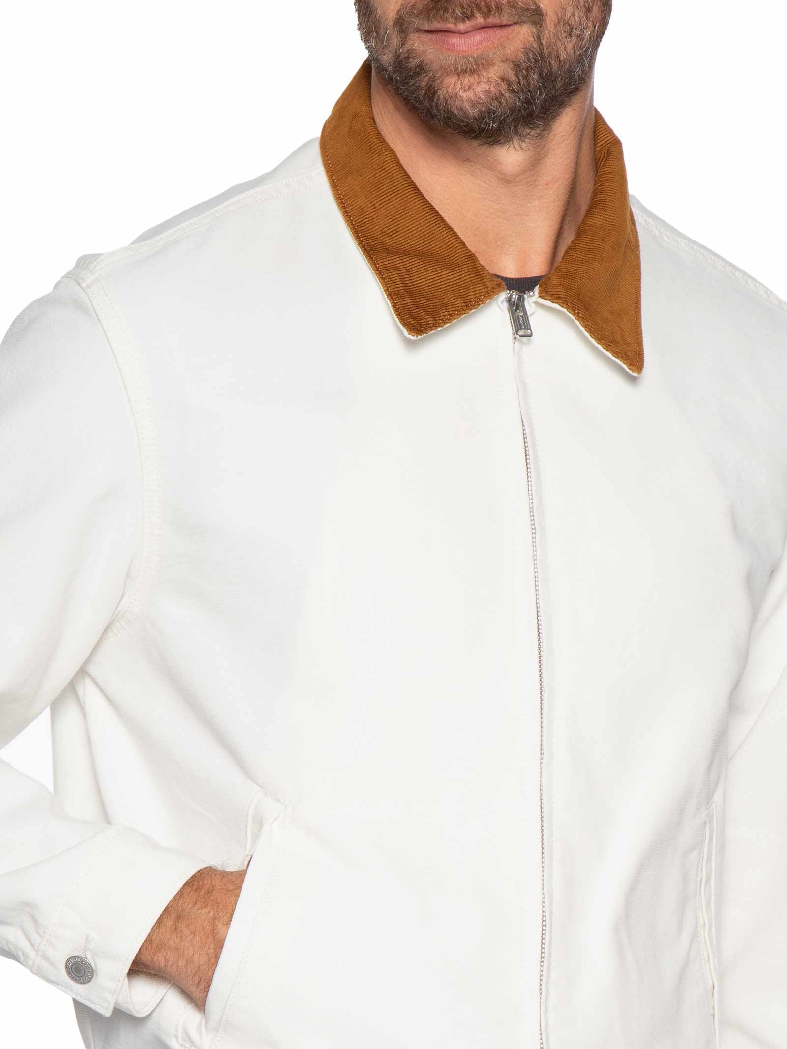 Jaqueta Masculina Castro Full Zip – Branco Levi's