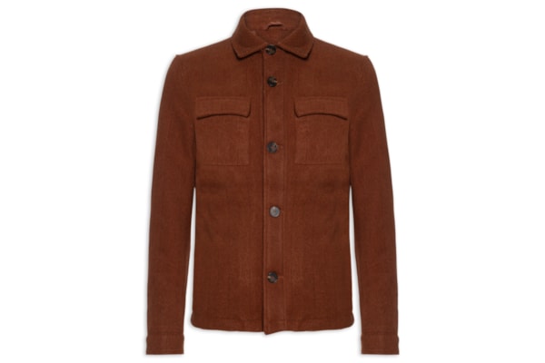 Jaqueta Masculina Casual Com Bolso Frontal - Bege 