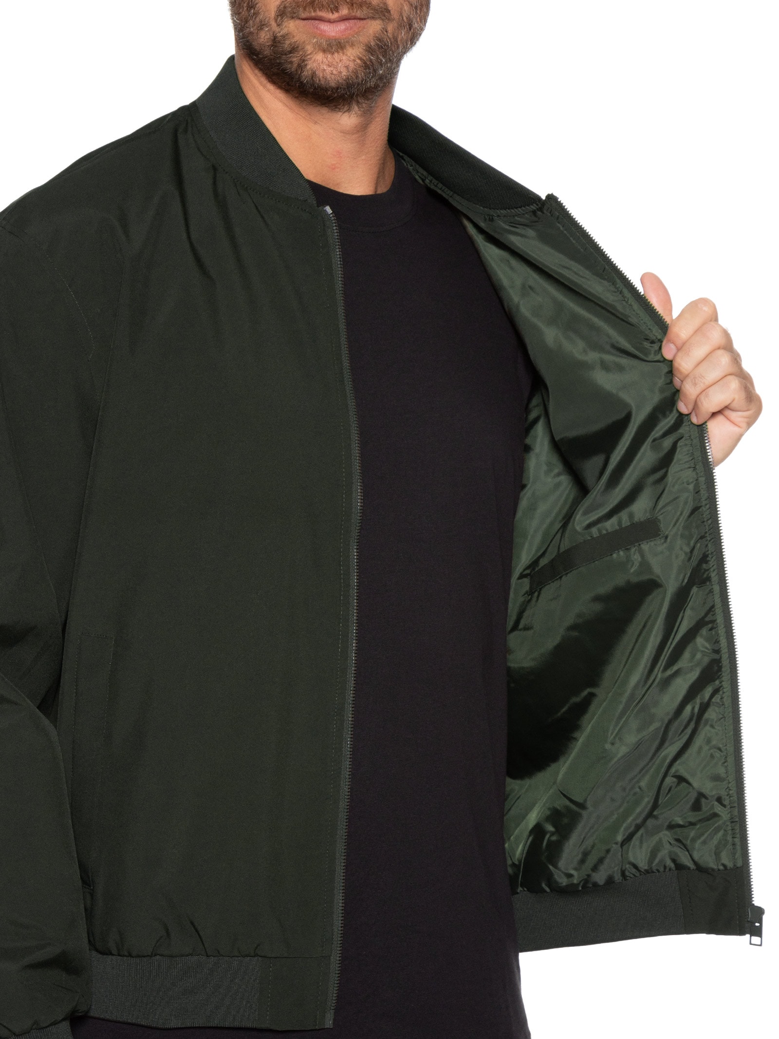 Jaqueta Masculina Charge Bomber Verde Jack & Jones
