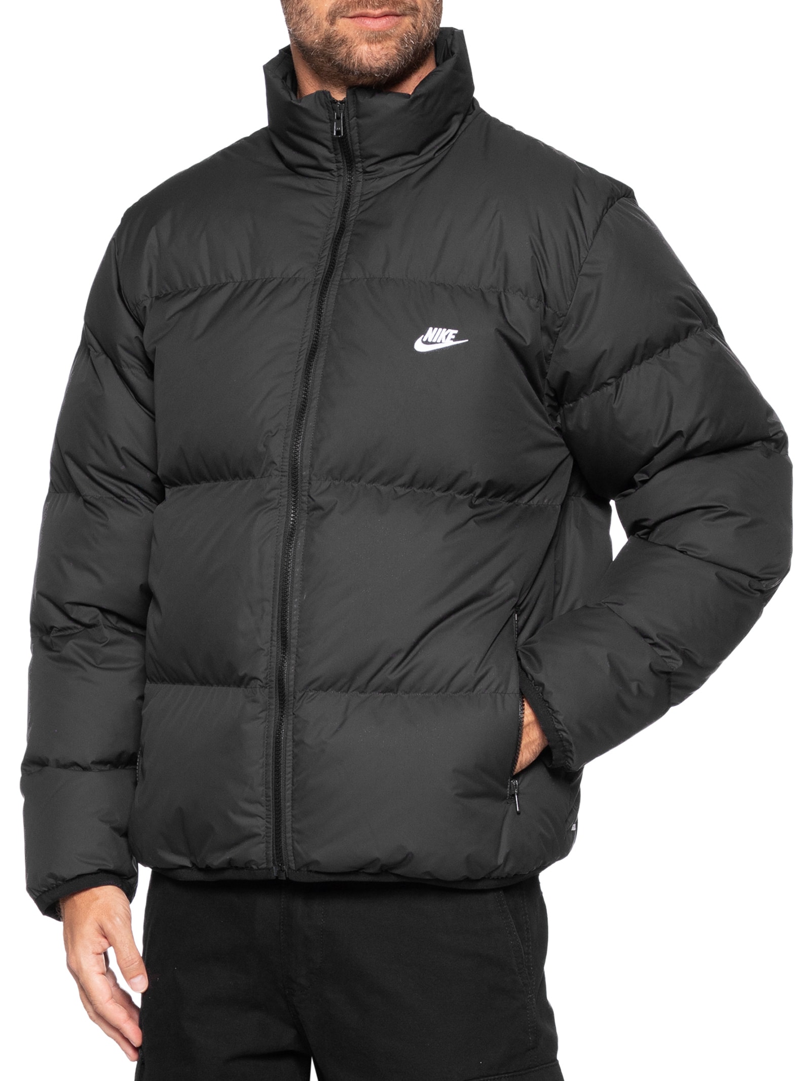 Jaqueta Masculina Club Puffer Preto Nike