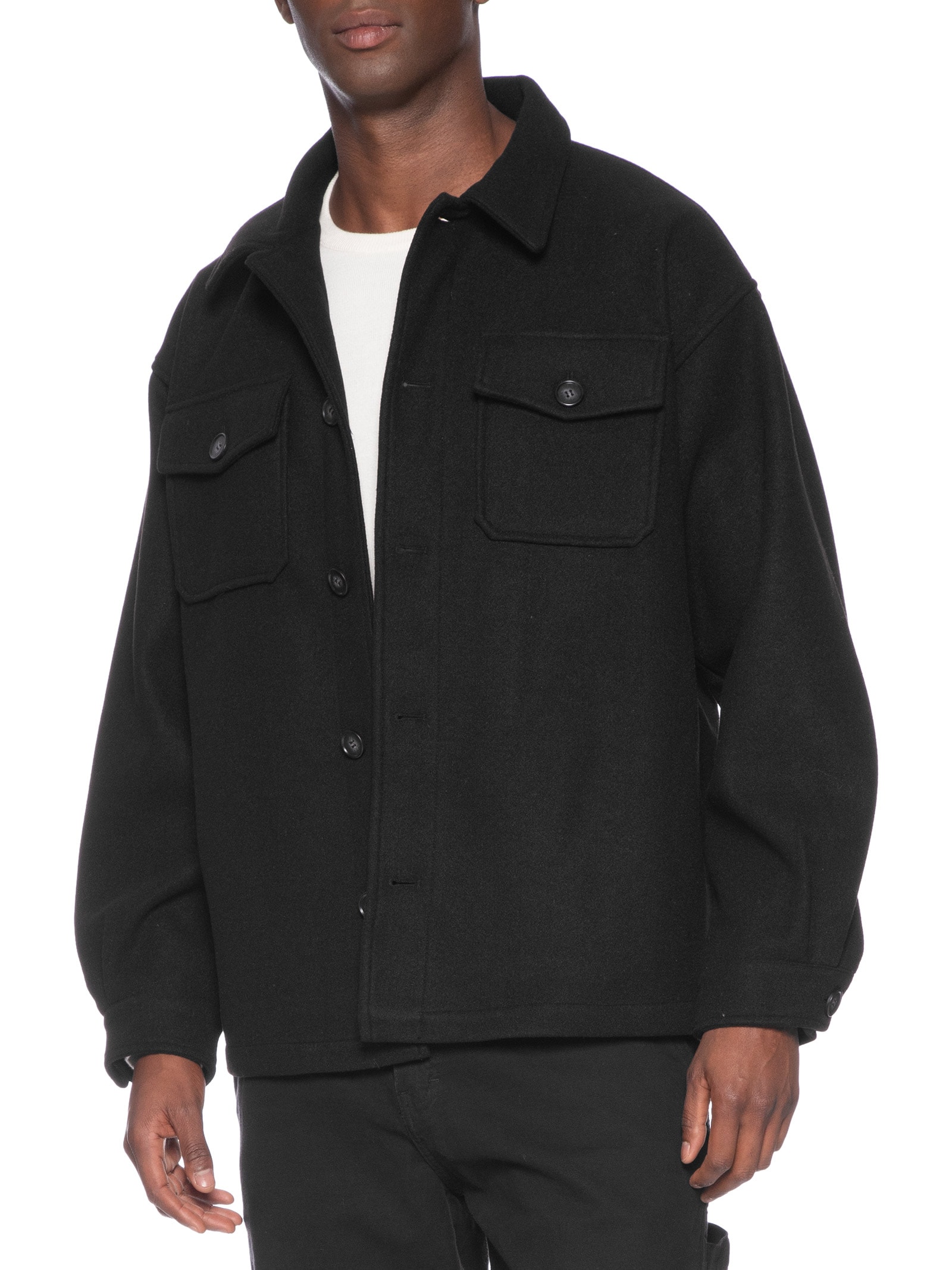 Jaqueta Masculina Com Bolso Frontal Cinza Basiq Men