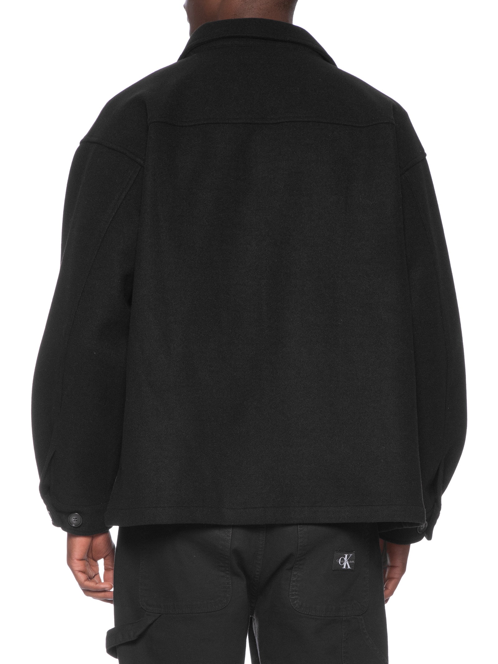 Jaqueta Masculina Com Bolso Frontal Cinza Basiq Men
