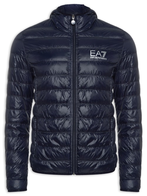 Jaqueta Masculina Com Capuz – Azul